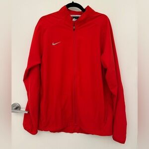 Nike Red Windbreaker Jacket